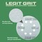 Legit Grit 5 inch Sand paper Disc, 8-Hole, 120 Grit, 100PK LG5-8120-100 - alternate 2